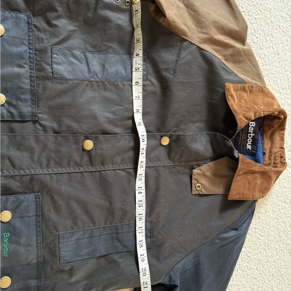 Barbour Patchwork Waxed Jacket Size 36 - image 5